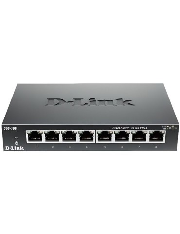 D-Link Switch 8 ports gigabit DGS108