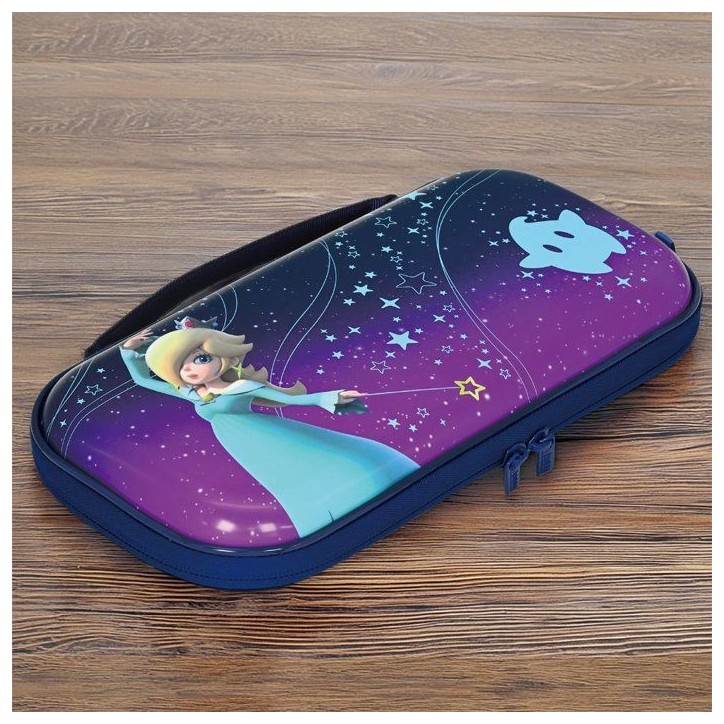 Housse de protection - HORI - Super Mario Galaxy - Nintendo Switch 2 - Rangement 10 jeux - Motif Harmonie