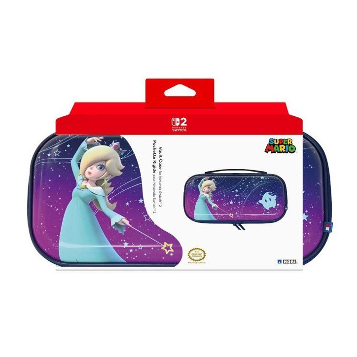 Housse de protection - HORI - Super Mario Galaxy - Nintendo Switch 2 - Rangement 10 jeux - Motif Harmonie