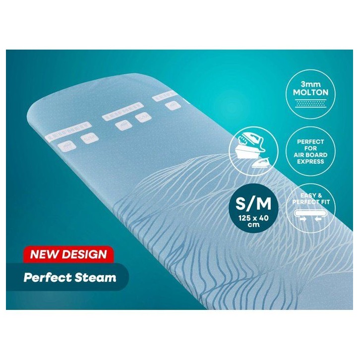 Housse de table a repasser - LEIFHEIT - Perfect Steam Air Board Express S/M 76189 - Diffusion vapeur optimisée