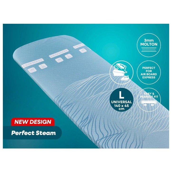 Housse de table a repasser - LEIFHEIT - Perfect Steam Air Board Express L/Universal 76190 - Compatible centrale vapeur