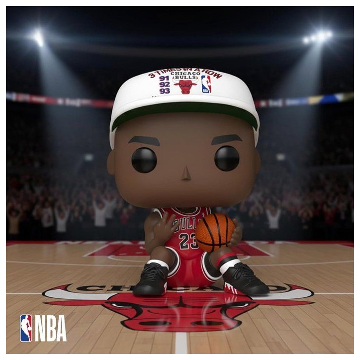 Figurine Funko Pop! - Basketball NBA Chicago Bulls - Michael Jordan 3 Times in a Row n°222