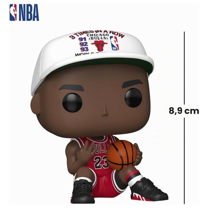 Figurine Funko Pop! - Basketball NBA Chicago Bulls - Michael Jordan 3 Times in a Row n°222