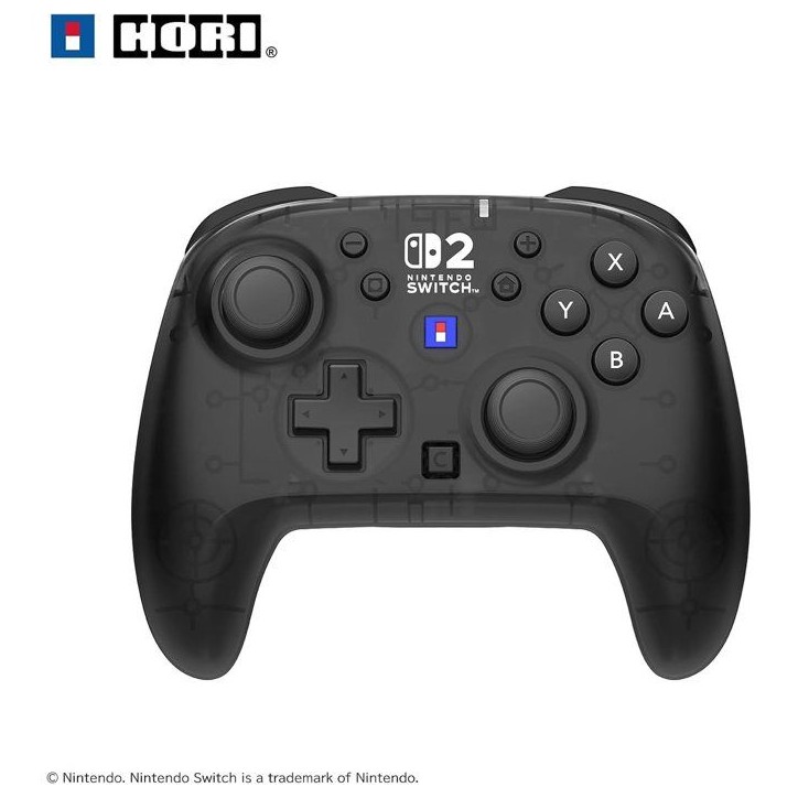 Manette - Nintendo Switch 2 - Horipad Turbo - Sans fil - Noir et transparent - Bouton C/Assign Manette - Nintendo Switch 2 - Horipad Turbo - Sans fil - Noir et transparent - Bouton C/Assign