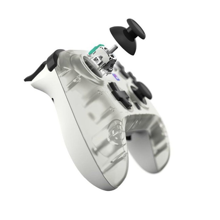 Manette - Nintendo Switch 2 - Horipad Turbo Frost - Sans fil - Blanc et transparent - Bouton C/Assign Manette - Nintendo Switch 2 - Horipad Turbo Frost - Sans fil - Blanc et transparent - Bouton C/Assign
