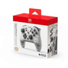 Manette - Nintendo Switch 2 - Horipad Turbo Frost - Sans fil - Blanc e