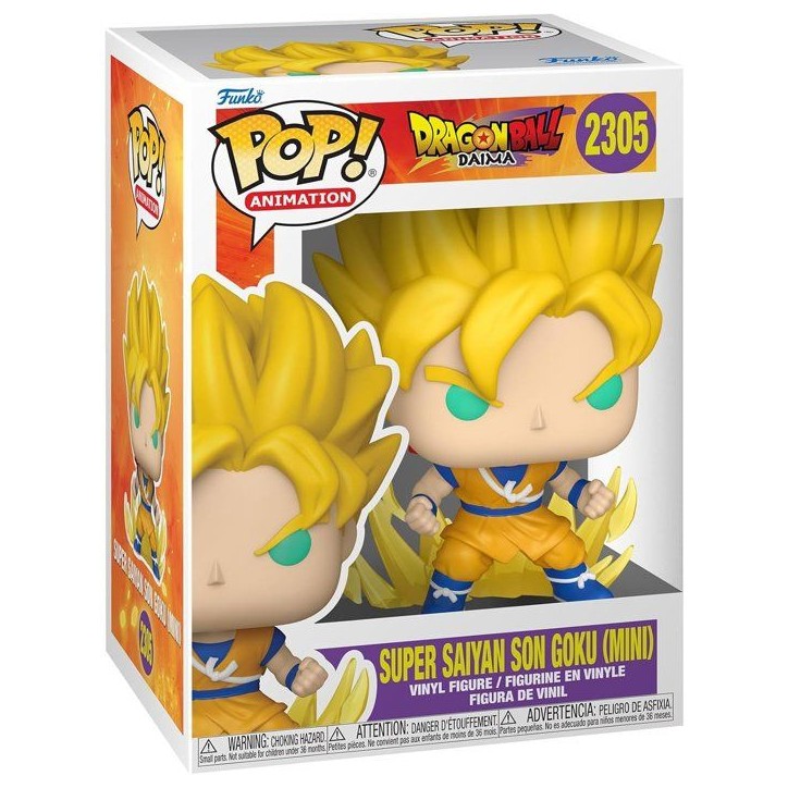Figurine Funko Pop! - Animation Dragon Ball Daima - Super Saiyan Son Goku Mini n°2305 Figurine Funko Pop! - Animation Dragon Ball Daima - Super Saiyan Son Goku Mini n°2305