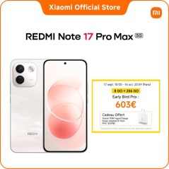 Smartphone - XIAOMI - Redmi Note 17 Pro Max 5G - 8Go RAM - 256Go - Bla