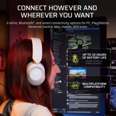 Casque Gaming - Corsair - HS35 V3 - Blanc Sans Fil