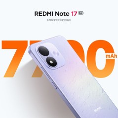 Smartphone - XIAOMI - Redmi Note 17 5G - 6Go RAM - 128Go - Noir