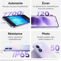 Smartphone - XIAOMI - Redmi Note 17 5G - 6Go RAM - 128Go - Bleu