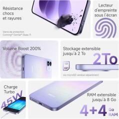 Smartphone - XIAOMI - Redmi Note 17 5G - 6Go RAM - 128Go - Bleu