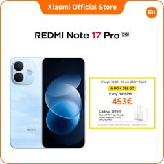 Smartphone - XIAOMI - Redmi Note 17 Pro 5G - 6Go RAM - 256Go - Bleu