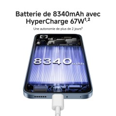 Smartphone - XIAOMI - Redmi Note 17 Pro 5G - 6Go RAM - 256Go - Bleu