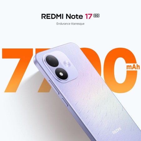 Smartphone - XIAOMI - Redmi Note 17 5G - 6Go RAM - 128Go - Violet