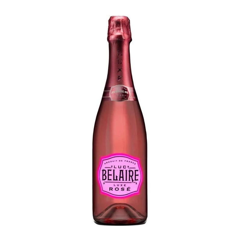 Luc Belaire Luxe Rosé fantôme - Vin effervescent -75 cl