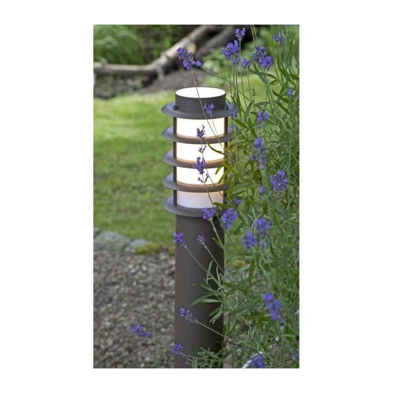 Borne d'extérieur LED H51cm Oskar - BRILLIANT - Marron Rouille - Desi