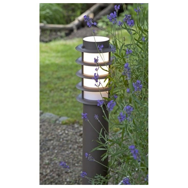Borne d'extérieur LED H51cm Oskar - BRILLIANT - Marron Rouille - Design Contemporain Borne d'extérieur LED H51cm Oskar - BRILLIANT - Marron Rouille - Design Contemporain