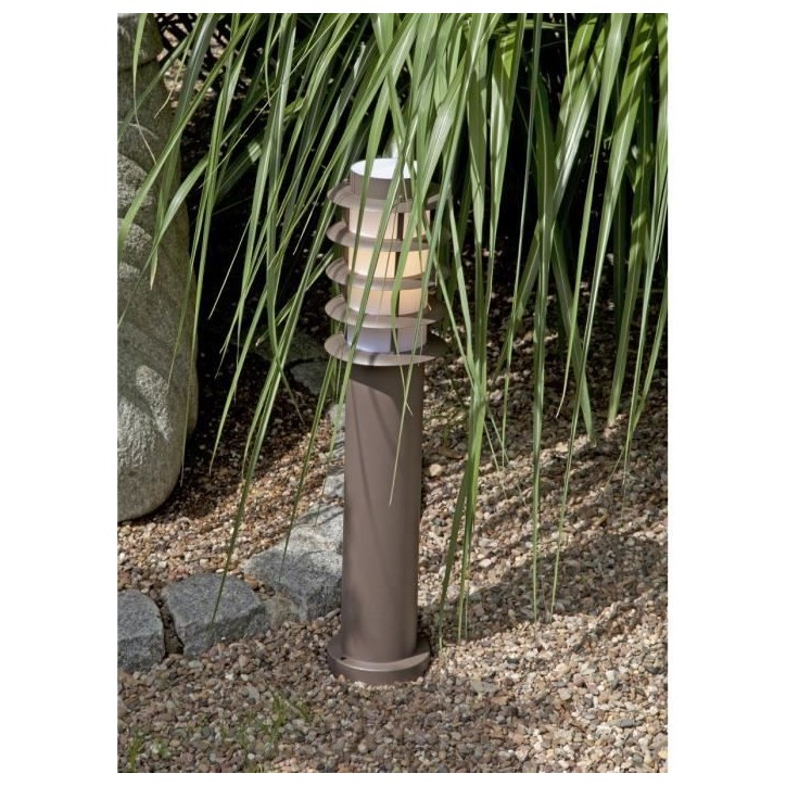Borne d'extérieur LED H51cm Oskar - BRILLIANT - Marron Rouille - Design Contemporain Borne d'extérieur LED H51cm Oskar - BRILLIANT - Marron Rouille - Design Contemporain