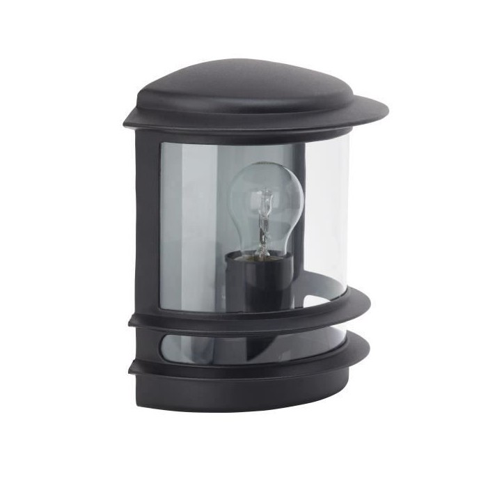 Applique murale extérieure Hollywood - Brilliant - Noir - Capteur de présence - 60W E27 Applique murale extérieure Hollywood - Brilliant - Noir - Capteur de présence - 60W E27