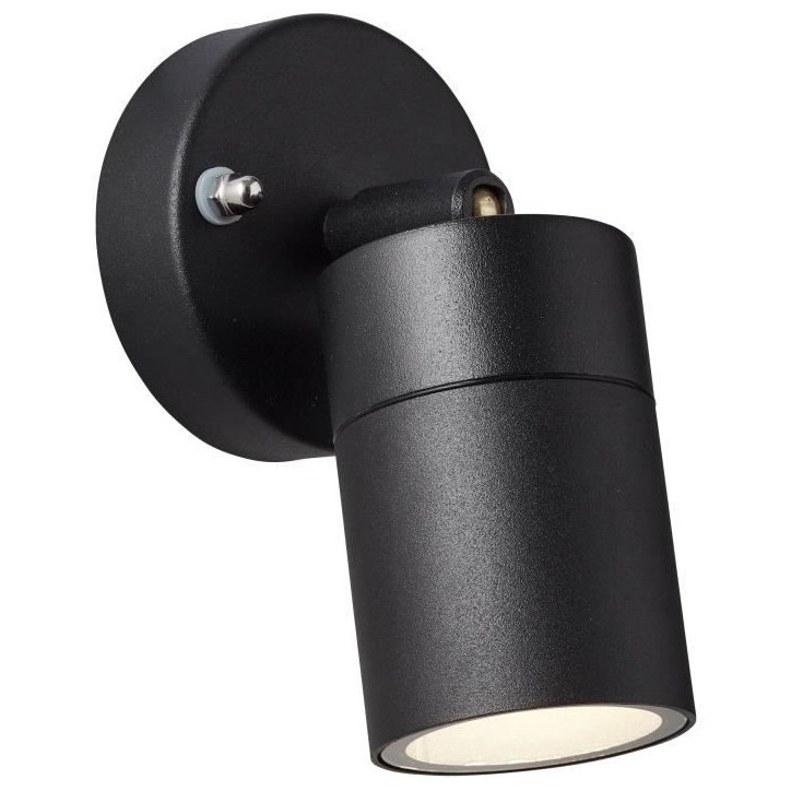 Applique extérieure - JANDY - noir - métal/verre - GU10 LED max 28W - IP44 Applique extérieure - JANDY - noir - métal/verre - GU10 LED max 28W - IP44