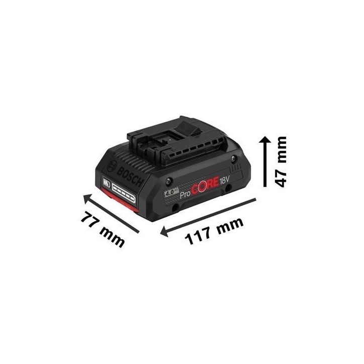 Batterie PROCORE 18V 4.0Ah Professional en boîte carton - BOSCH - 1600A016GB Batterie PROCORE 18V 4.0Ah Professional en boîte carton - BOSCH - 1600A016GB