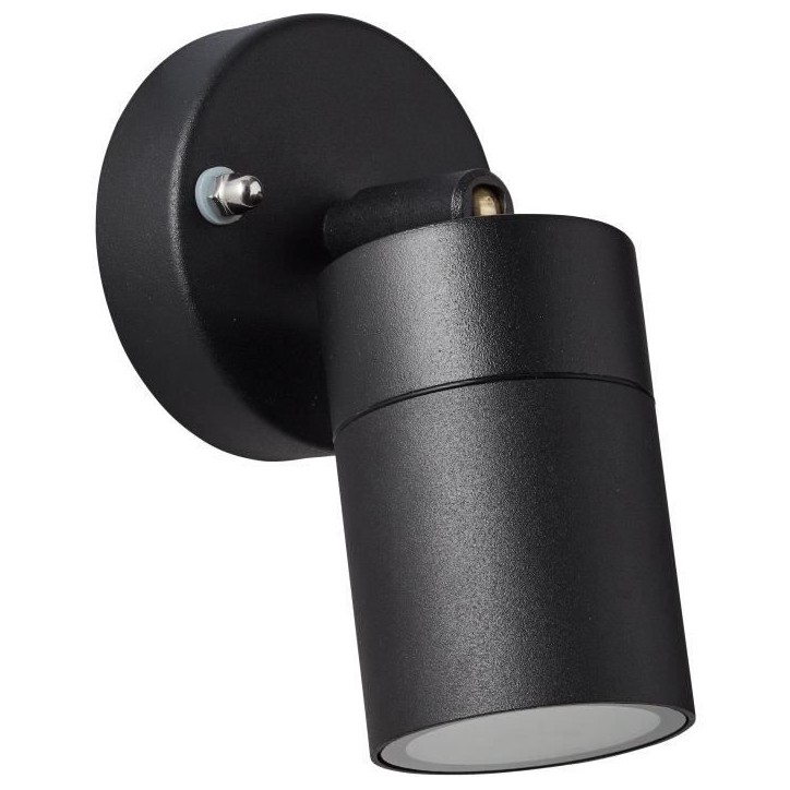 Applique extérieure - JANDY - noir - métal/verre - GU10 LED max 28W - IP44 Applique extérieure - JANDY - noir - métal/verre - GU10 LED max 28W - IP44