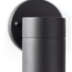 Applique extérieure - JANDY - noir - métal/verre - GU10 LED max 28W