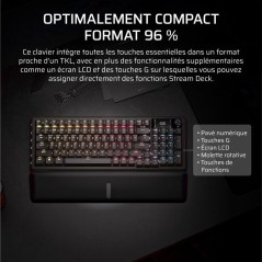 Clavier Gamer - Mécanique MLX Plasma - Corsair - VANGUARD 96 WIRELESS