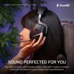 Casque Gaming - Corsair - VOID MAX WL v2 - Carbon Sans Fil