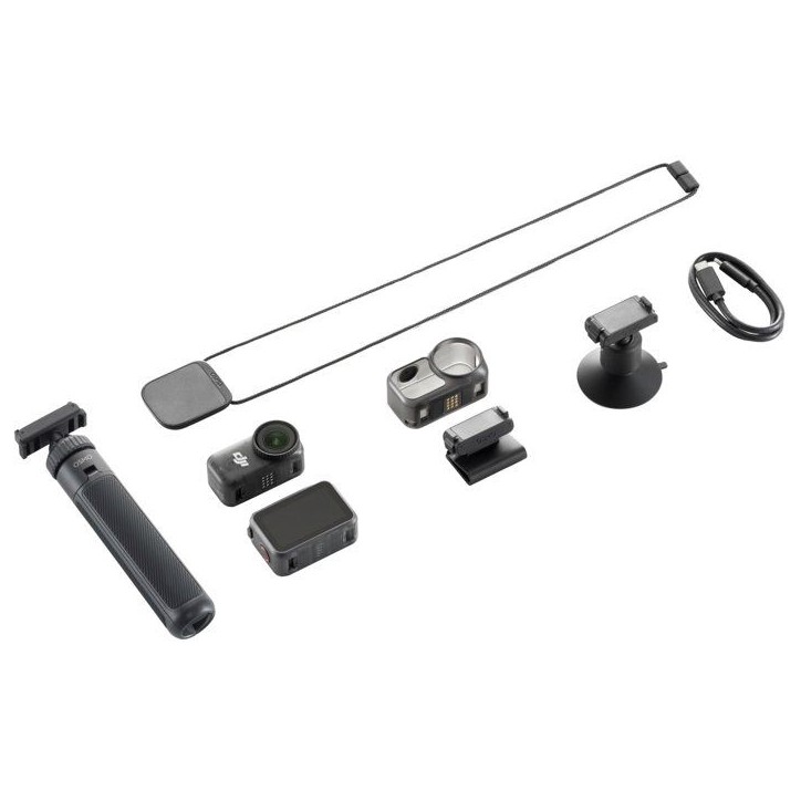 Caméra d'action - DJI - Osmo Nano On The Go Combo - Capteur CMOS 1/1,3 - Vidéo 4K/60 ips - Pack accessoires