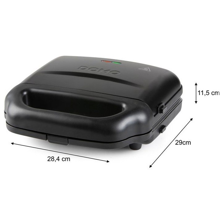 Appareil croque-gaufre-gril 3 en 1 - DOMO - DO9291C - Plaques amovibles - Revetement antiadhésif - 1400 W Appareil croque-gaufre-gril 3 en 1 - DOMO - DO9291C - Plaques amovibles - Revetement antiadhésif - 1400 W