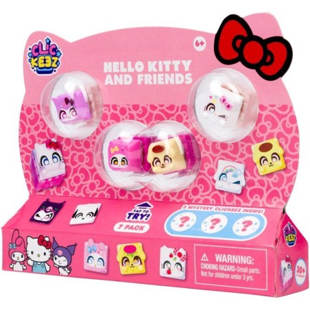 Clickeez Hello Kitty 7-Pack - jouet collection - GOLIATH - licence Hello Kitty