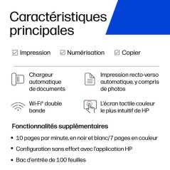 Imprimante tout-en-un HP Envy 6530 Jet d'encre couleur - Copie Scan - Recto verso automatique