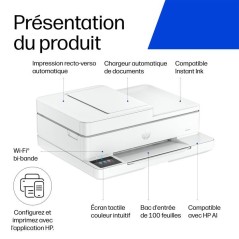 Imprimante tout-en-un HP Envy 6530 Jet d'encre couleur - Copie Scan -