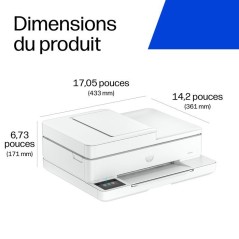 Imprimante tout-en-un HP Envy 6530 Jet d'encre couleur - Copie Scan -