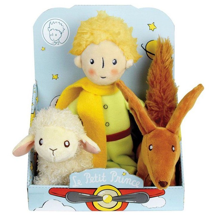 Coffret de peluches - Le Petit Prince - JEMINI - 3 personnages - Ultra douces - Des la naissance