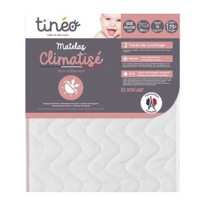 Matelas bébé Climatisé TINEO 60x120 cm