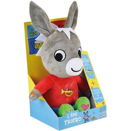 Peluche interactive - Trotro - JEMINI - 40 cm - 4 comptines - Licence