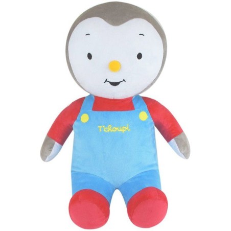 Peluche géante XXL - T'Choupi - JEMINI - 65 cm - Grande taille - Lava