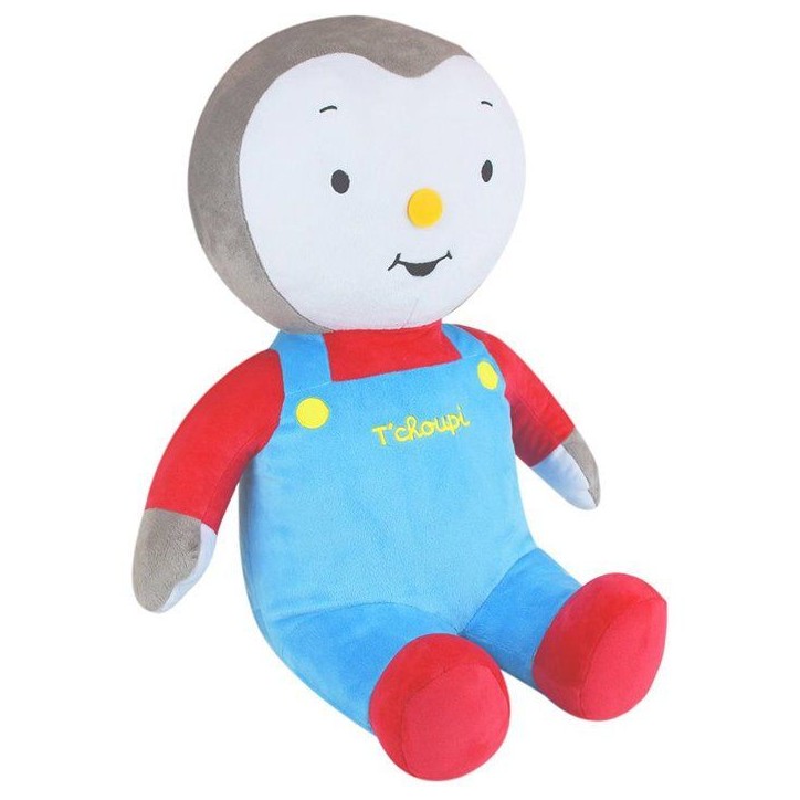 Peluche géante XXL - T'Choupi - JEMINI - 65 cm - Grande taille - Lavable en machine Peluche géante XXL - T'Choupi - JEMINI - 65 cm - Grande taille - Lavable en machine