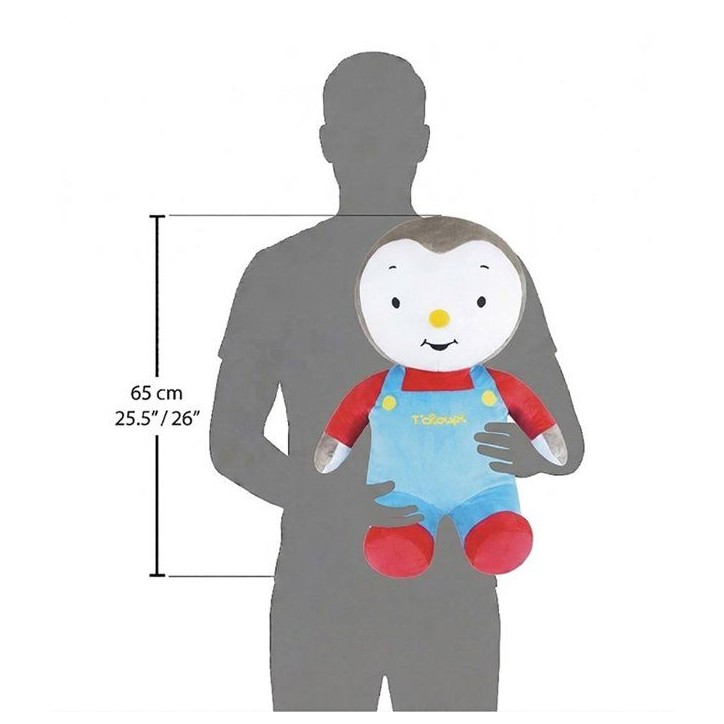 Peluche géante XXL - T'Choupi - JEMINI - 65 cm - Grande taille - Lavable en machine Peluche géante XXL - T'Choupi - JEMINI - 65 cm - Grande taille - Lavable en machine