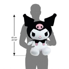 Peluche géante XXL - Kuromi - Hello Kitty - JEMINI - 65 cm - Ultra do