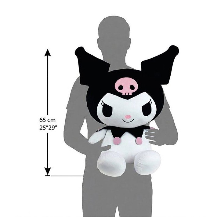 Peluche géante XXL - Kuromi - Hello Kitty - JEMINI - 65 cm - Ultra douce