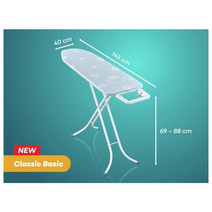 Table a repasser - LEIFHEIT - Classic M Basic 76196 - Surface 120 x 38 cm - Hauteur réglable Table a repasser - LEIFHEIT - Classic M Basic 76196 - Surface 120 x 38 cm - Hauteur réglable