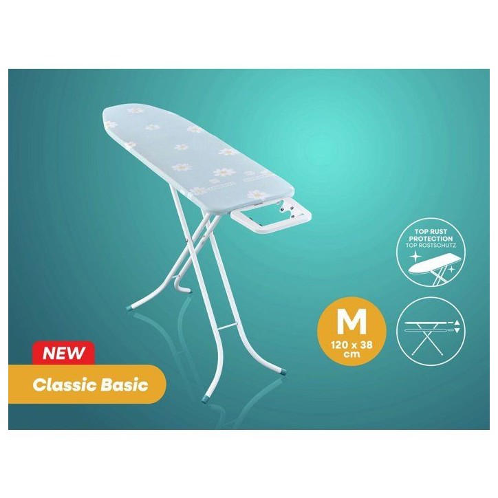 Table a repasser - LEIFHEIT - Classic M Basic 76196 - Surface 120 x 38 cm - Hauteur réglable Table a repasser - LEIFHEIT - Classic M Basic 76196 - Surface 120 x 38 cm - Hauteur réglable