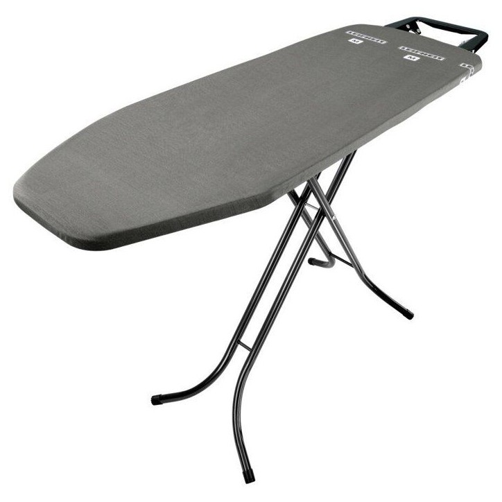 Table a repasser - LEIFHEIT - Classic M Black 76201 - Surface 120 x 38 cm - Design anthracite