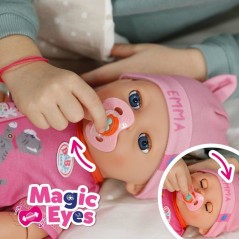Poupon Emma - BABY BORN - 43 cm - Click & Play - 10 Fonctions + 8 acce