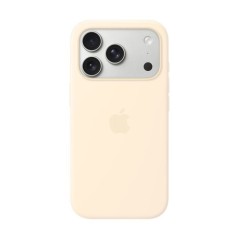 APPLE iPhone 17 Pro - Coque en silicone avec MagSafe - Vanille