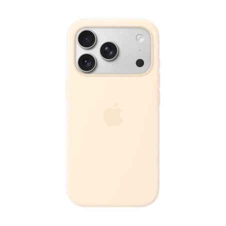 APPLE iPhone 17 Pro - Coque en silicone avec MagSafe - Vanille